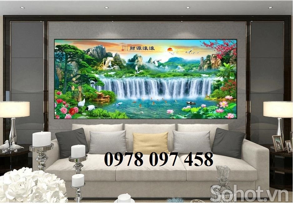 Gạch tranh phong cảnh