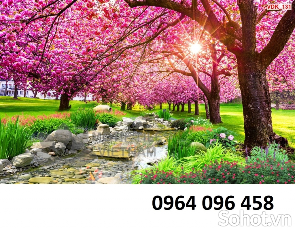 Gạch tranh 3d mẫu tranh phong cảnh thiên nhiên - LLM09
