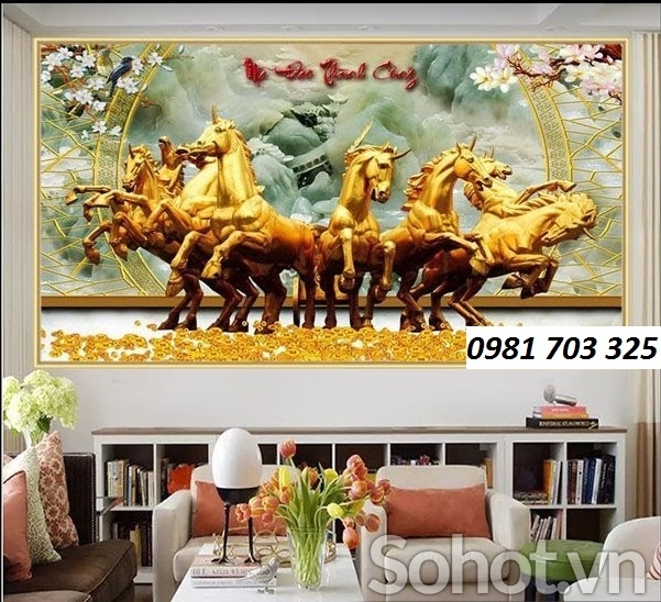 Tranh gạch mã đáo thành công