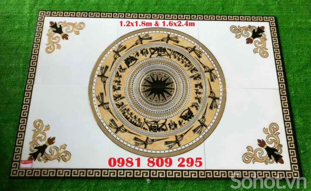 Gạch thảm khắc kim nhập khẩu đẹp