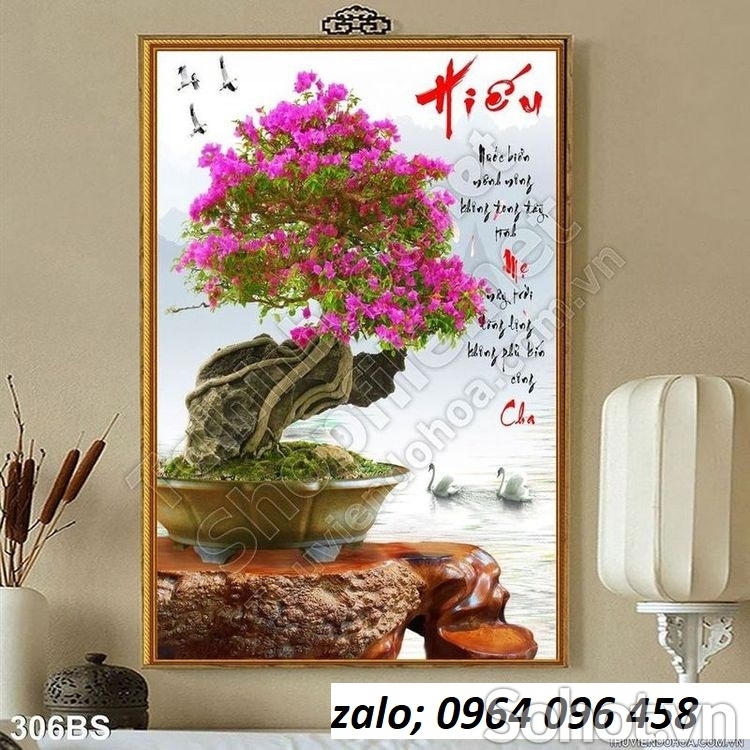 Tranh gạch 3d dán tường phòng khách - XLM65