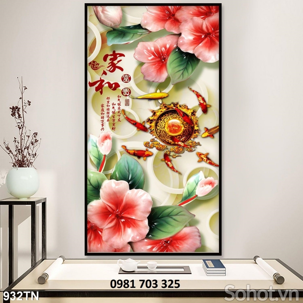 Gạch tranh- tranh gạch 3D giả ngọc