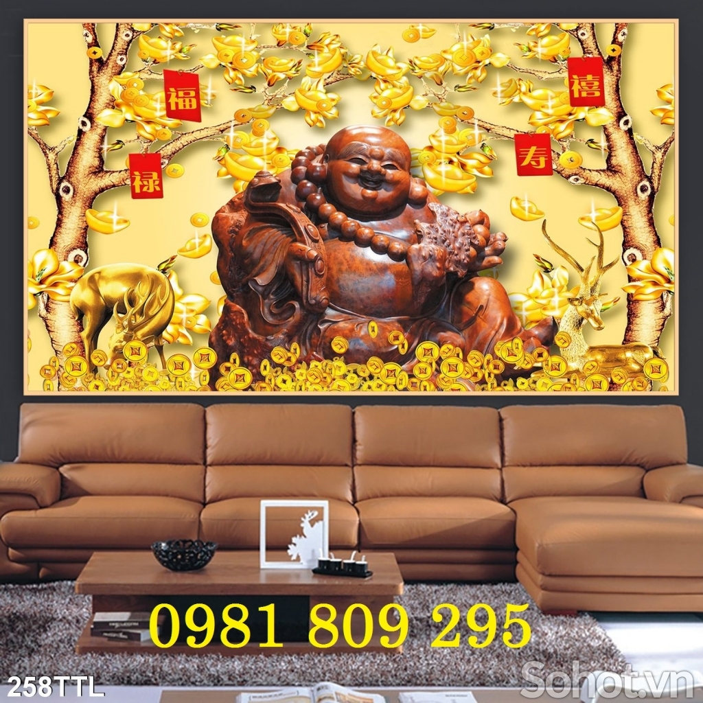 Gạch tranh 3d tài lộc
