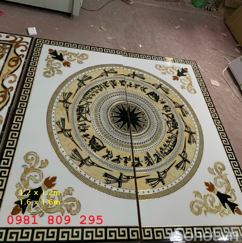 Gạch thảm vuông lát hiên nhà