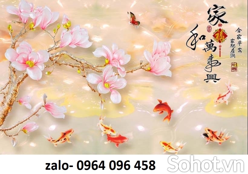 Tranh gạch 3d trang trí phòng khách - CX84