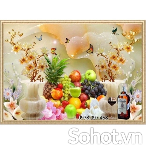 Tranh phòng thờ - tranh gạch 3d
