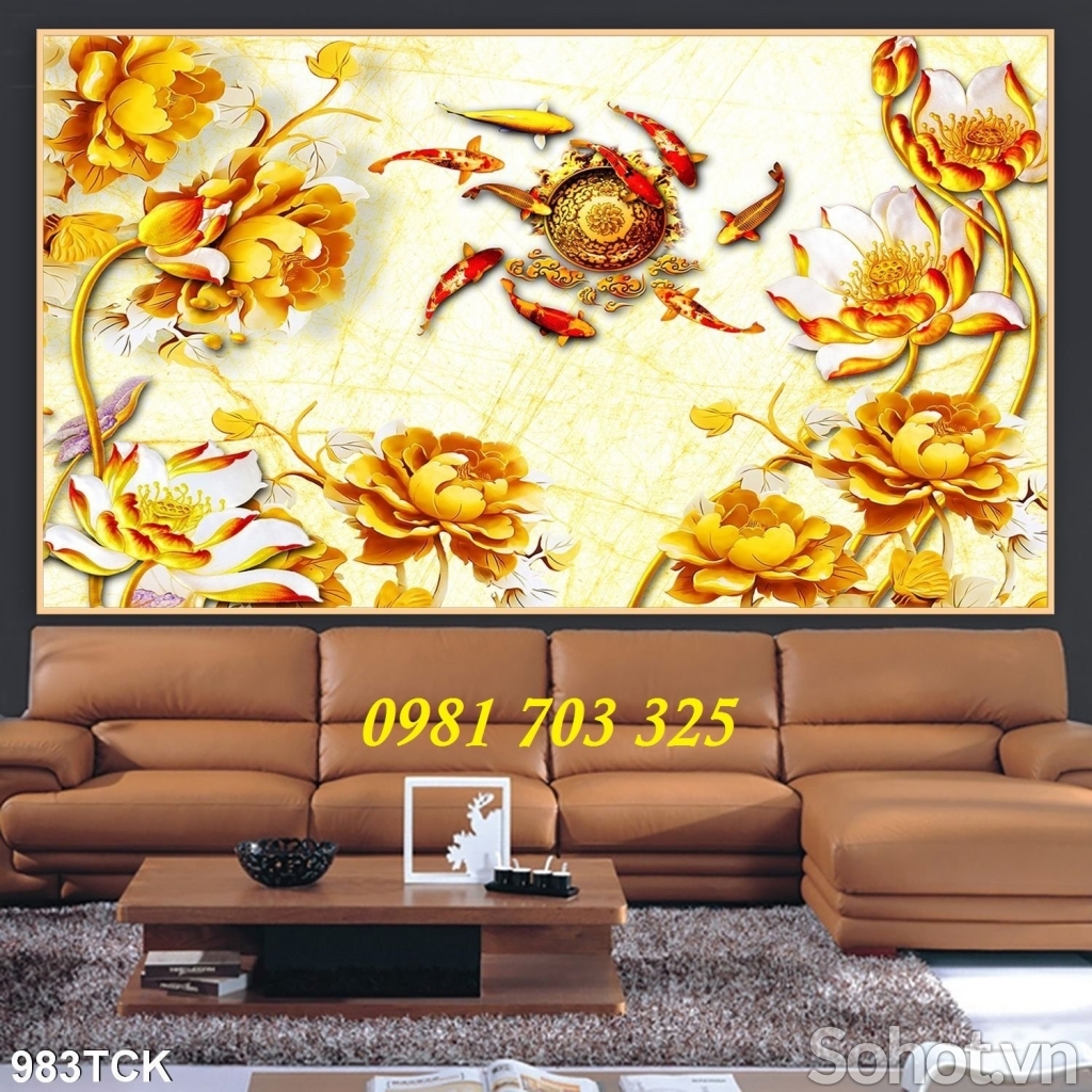 Gạch hình cá chép trang trí