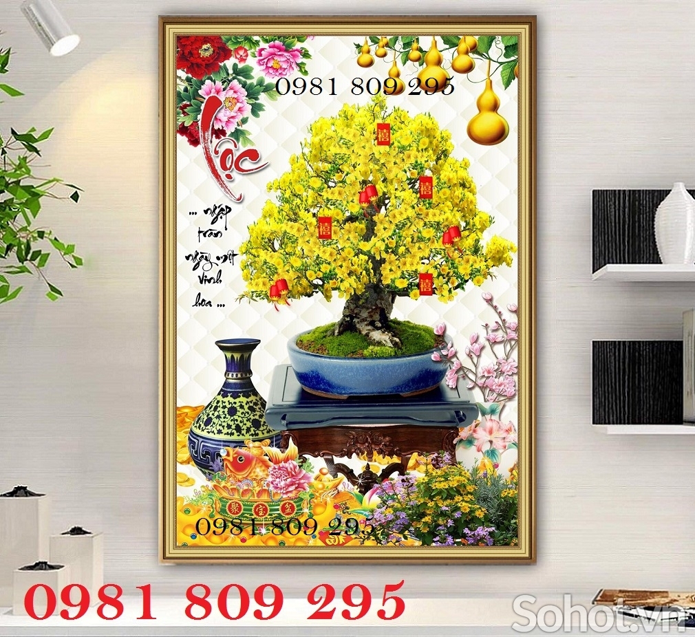 Gạch 3d hoa mai đẹp