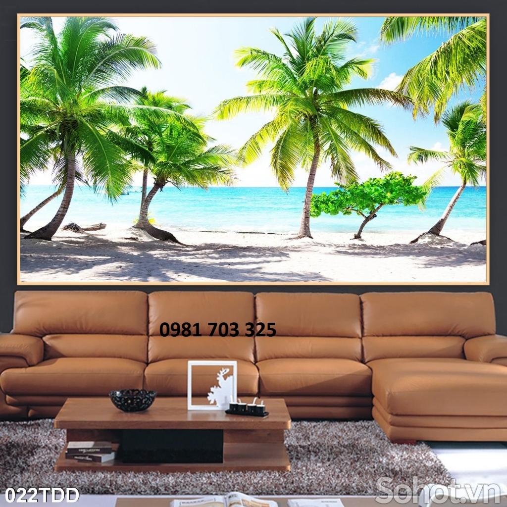 tranh phong cảnh biển- gạch tranh 3D