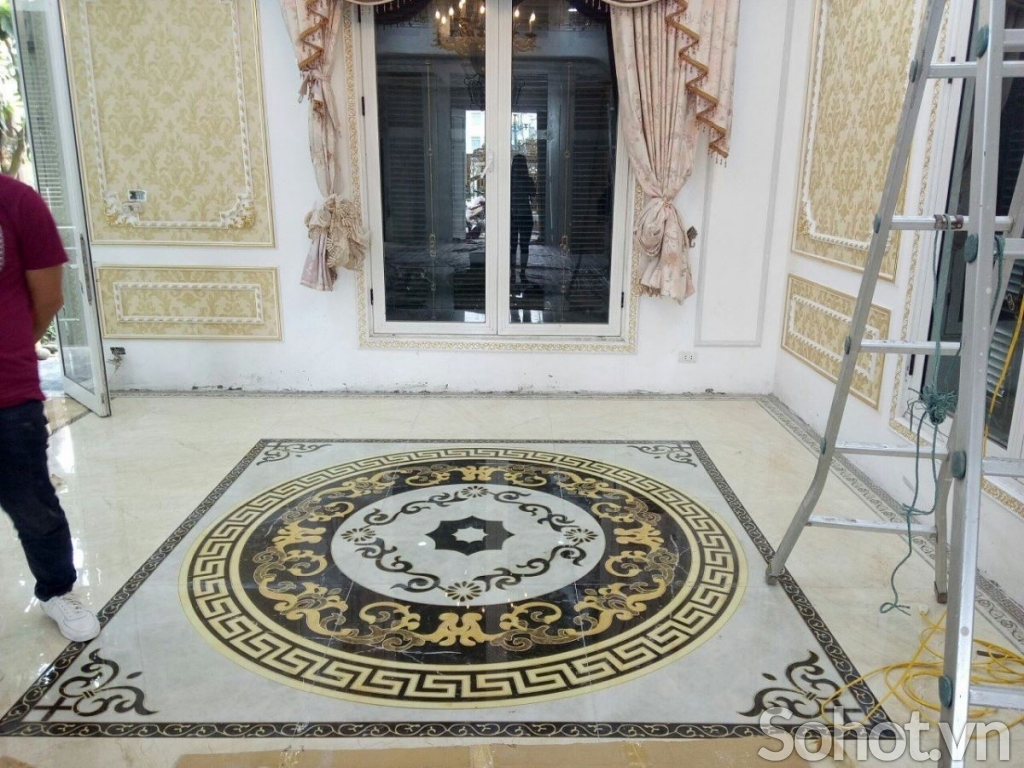 gạch thảm lát phòng khách - CB76