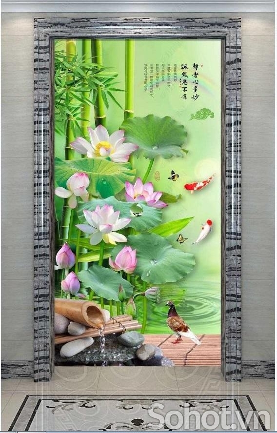 Tranh khổ đứng- tranh phòng khách