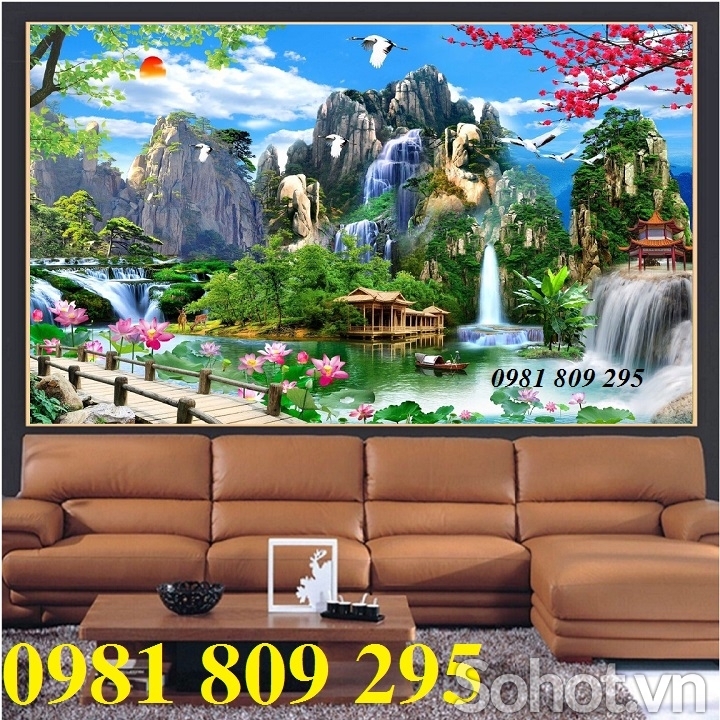 Tranh gạch men , gạch ốp tường 3d mới nhất hiện nay