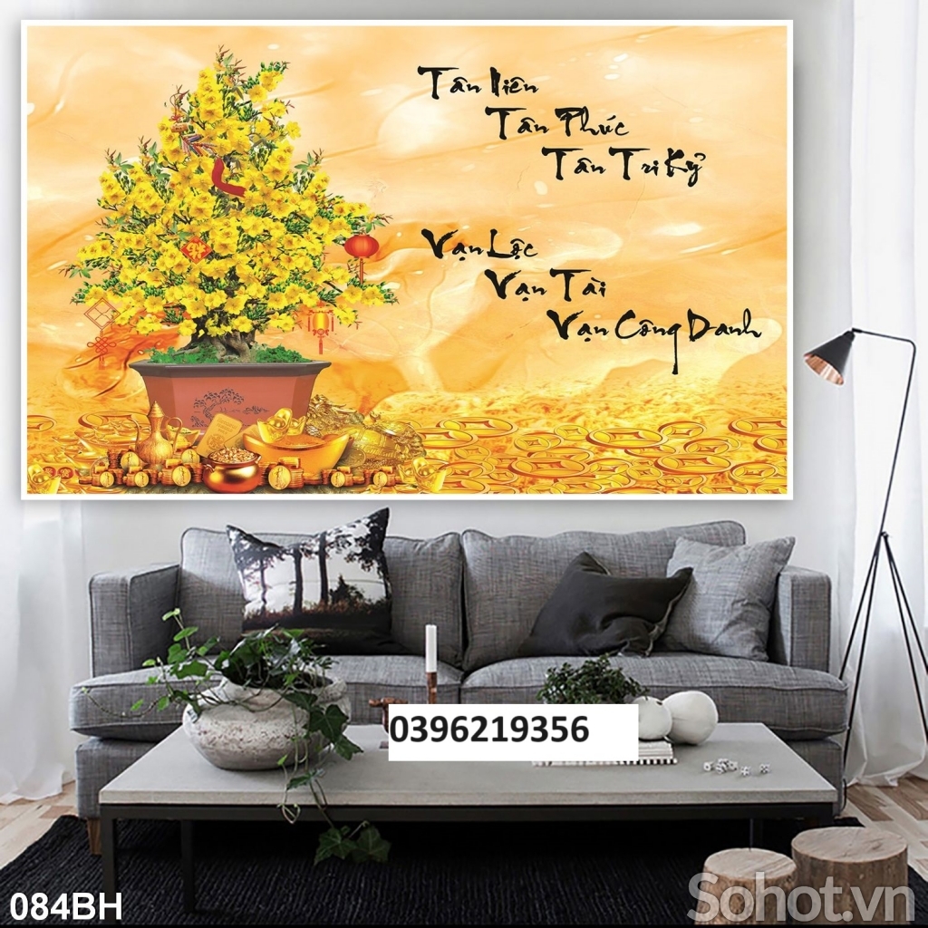Tranh gạch đẹp bình hoa 3D