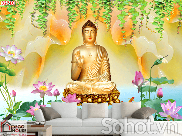 Tranh Phật - tranh gạch men ốp tường