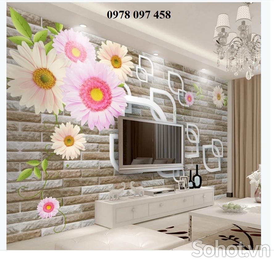 Tranh phòng khách- tranh gạch