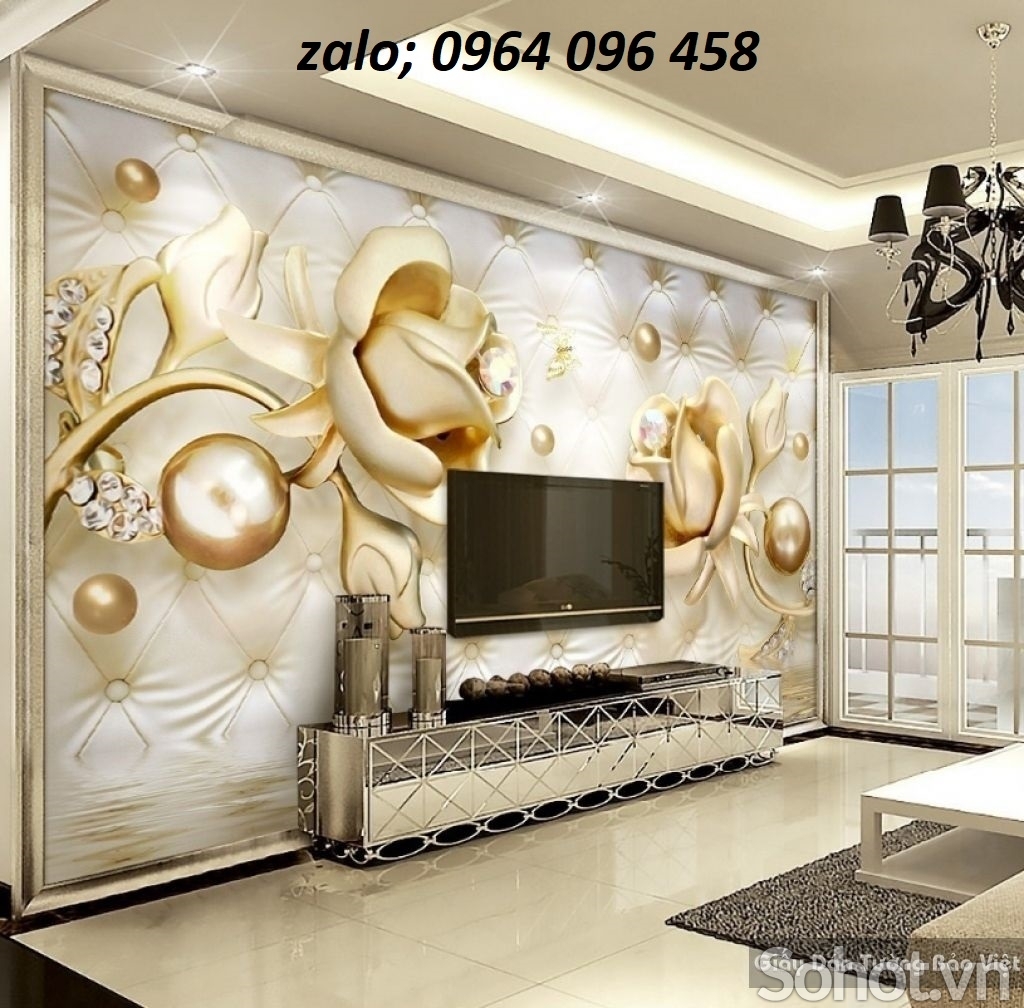 Mẫu tranh gạch 3d phòng khách đẹp - XBVC665
