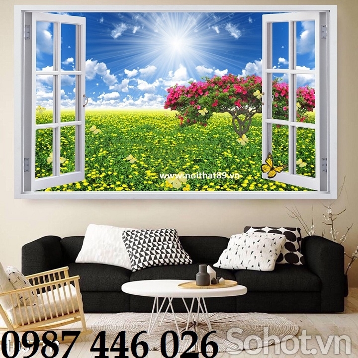 Gạch 3d tranh trang trí ốp tường