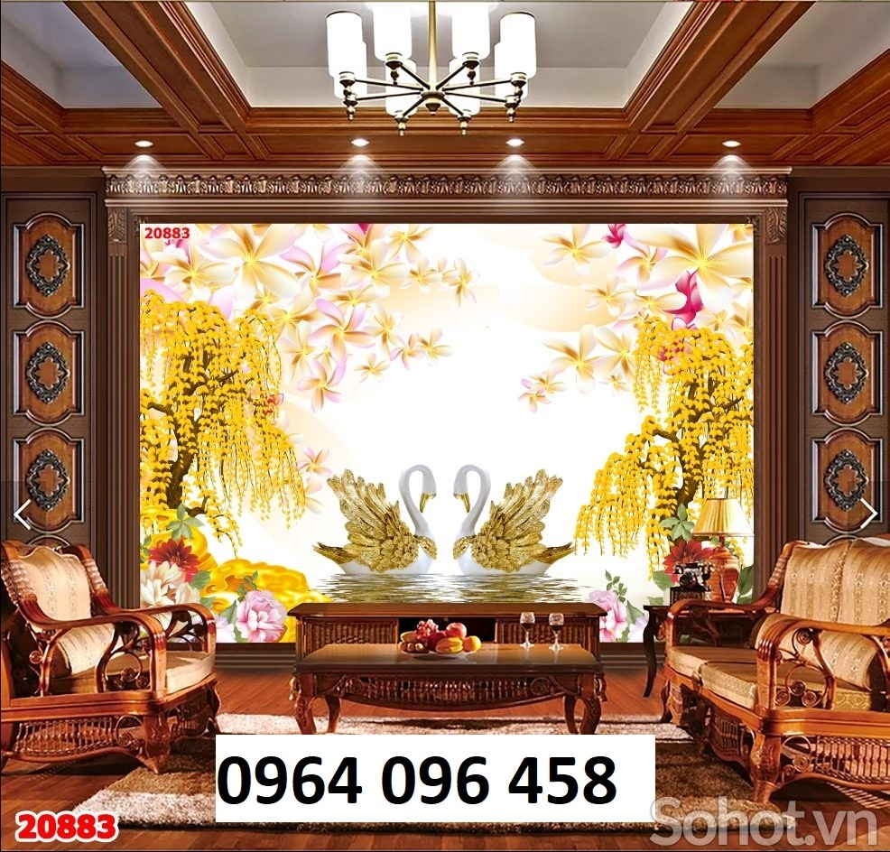 Tranh gạch 3d phong thủy mệnh kim - CBBB8