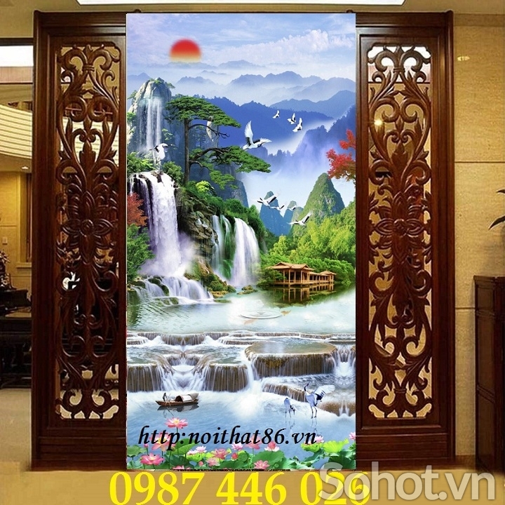 Tranh gạch 3d ốp tường HP9733