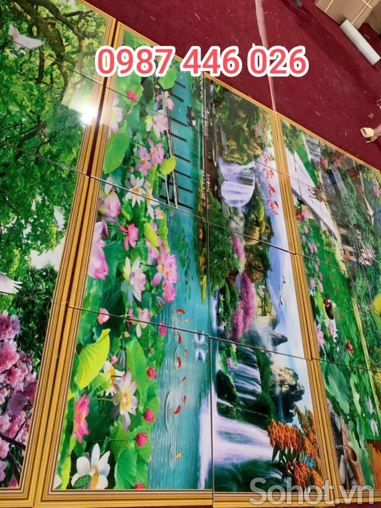 Gạch tranh Hồ Chí Minh HP8724