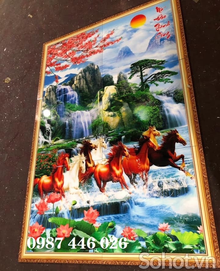 Tranh in gạch mã đáo thành công HP9722