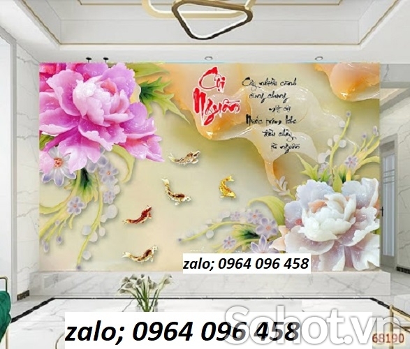 Tranh ngọc tranh gạch 3d ngọc - HBVV5
