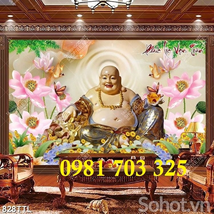 Gạch tranh đẹp 3d tài lộc