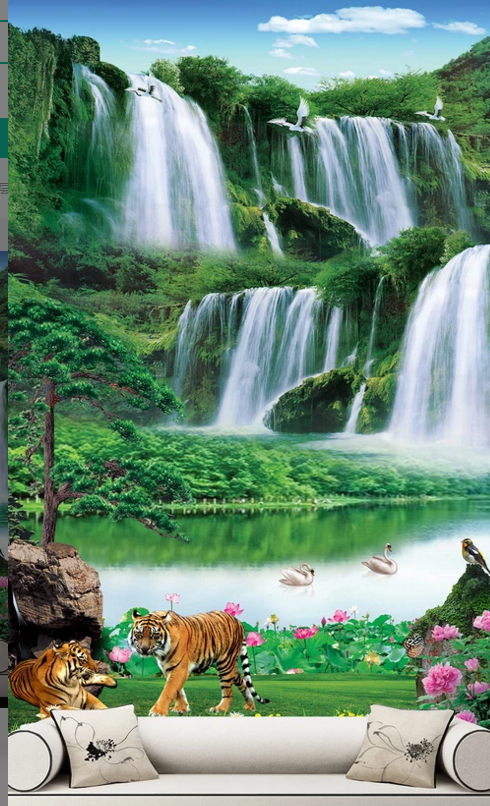Tranh gạch men 3d phong thủy tuổi dần - BMN43