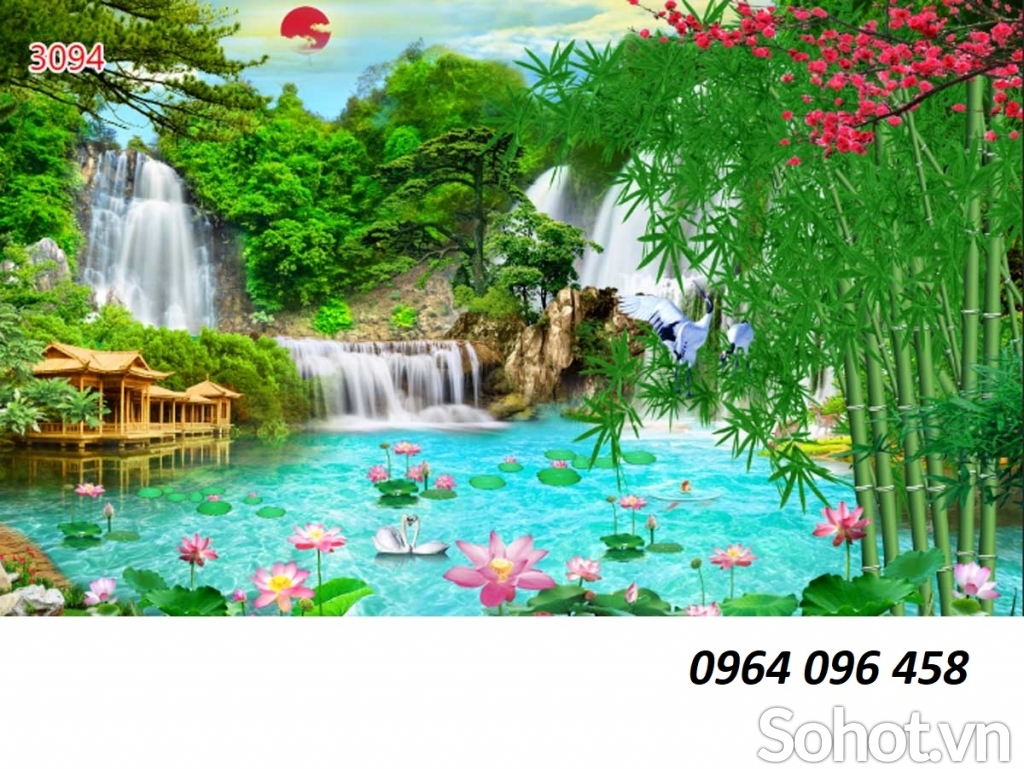 Tranh gạch 3d ốp mộ - GVBN94