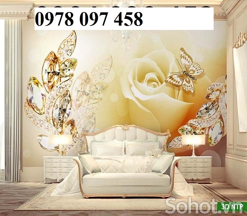 Tranh ddẹp phòng ngủ- tranh gạch men 3D