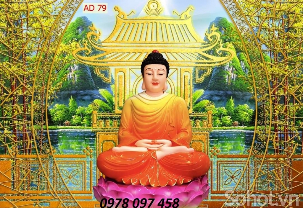 Tranh Phật - tranh gạch 3D