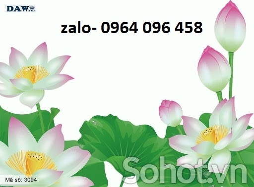 Tranh gạch 3d hoa sen dán tường - XCCC33D