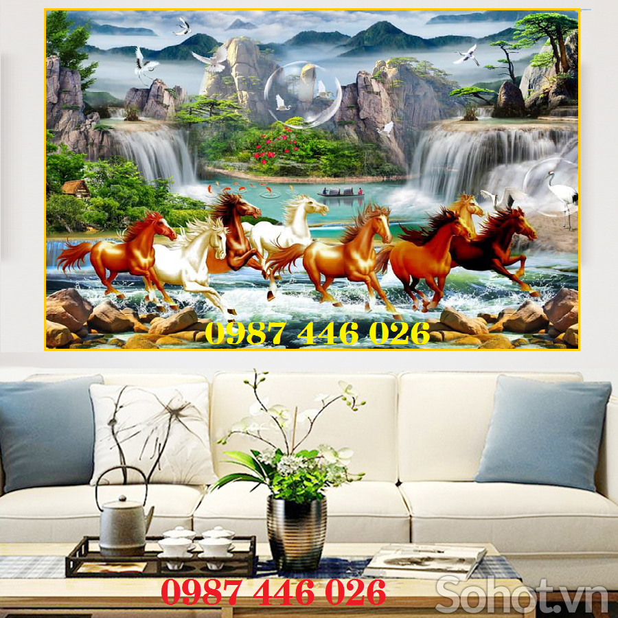 Tranh gạch men, tranh ốp tường 3d