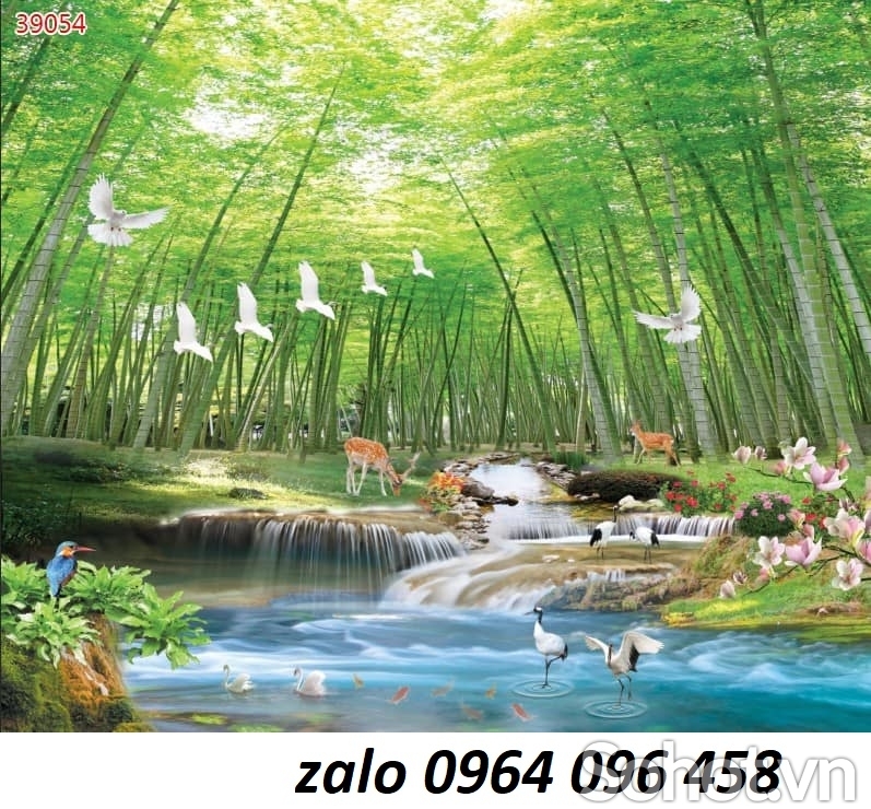 Gạch tranh 3d cảnh đồng quê - CVNN033