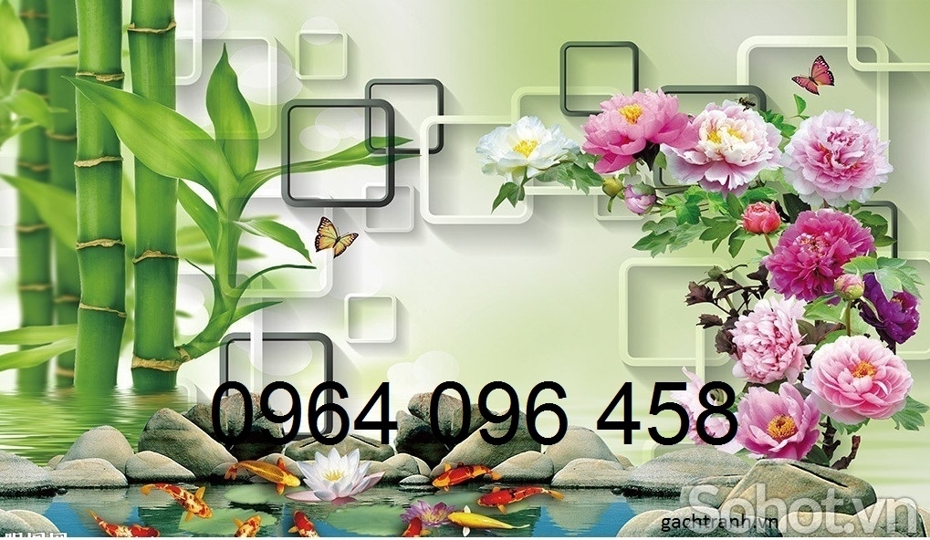 Tranh gạch 3d ốp tường mẫu phong cảnh - 6433SP