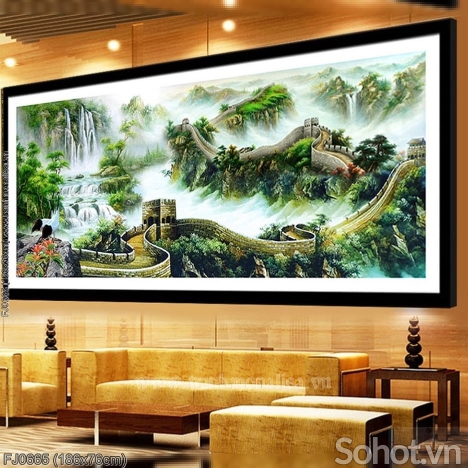Tranh gạch vạn lý trường thành - SCNB04