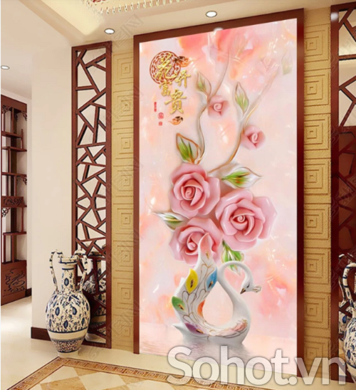 Gạch tranh 3d trang trí nhà cửa - DBN5