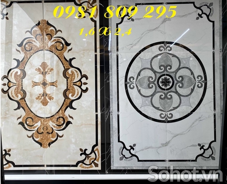 Gạch thảm trang trí hiên sảnh FS392