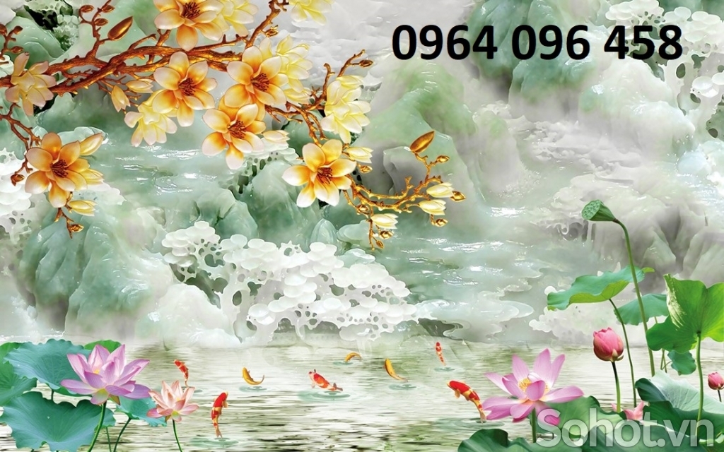 Tranh gạch 3d phòng khách đẹp - 9322AL