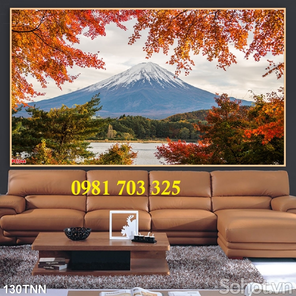 Gạch tranh phong cảnh thiên nhiên trang trí tường