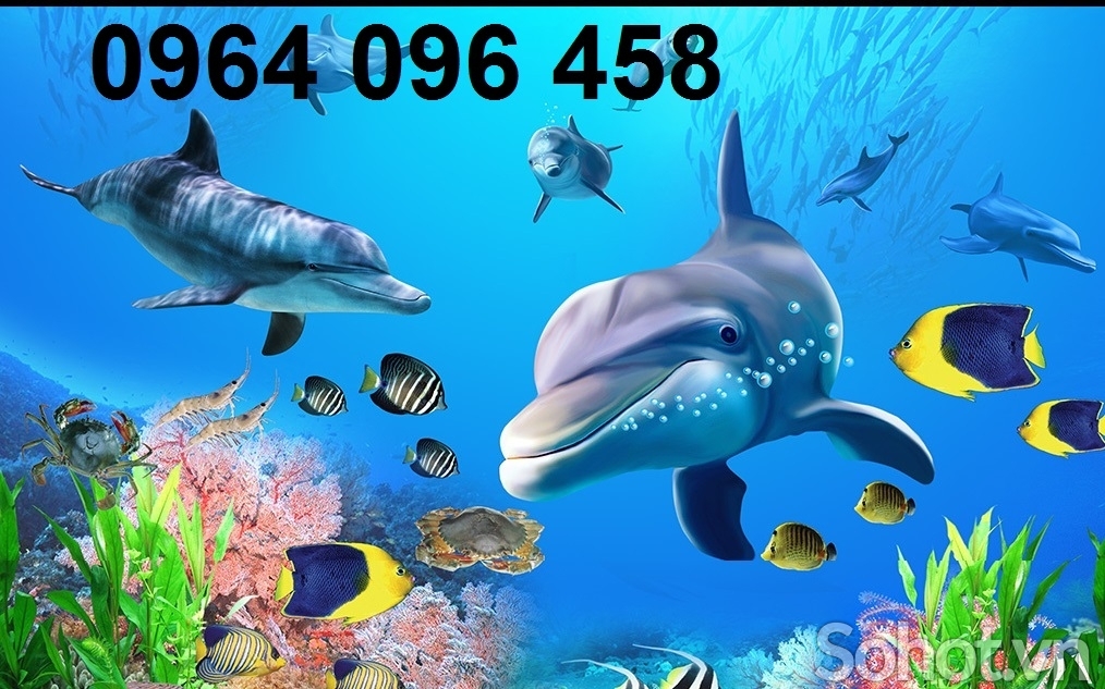 Tranh gạch 3d ốp bể bơi - SJKN5