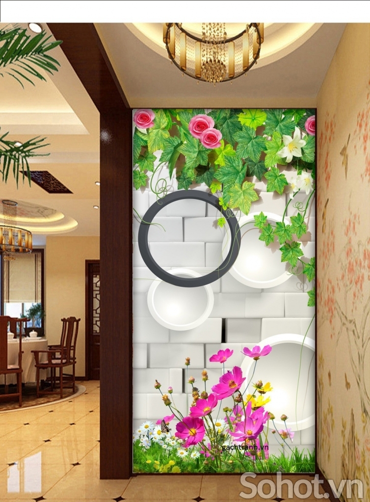 mẫu tranh gạch 3d đẹp