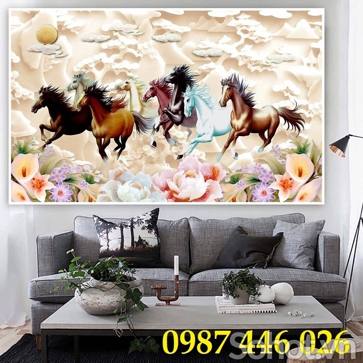 Gạch tranh mã đáo thành công HP9822