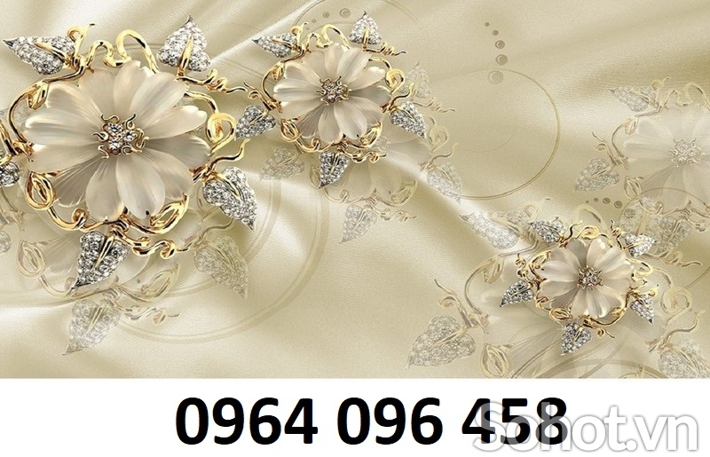 Tranh gạch 3d dán tường phòng khách - 78KK