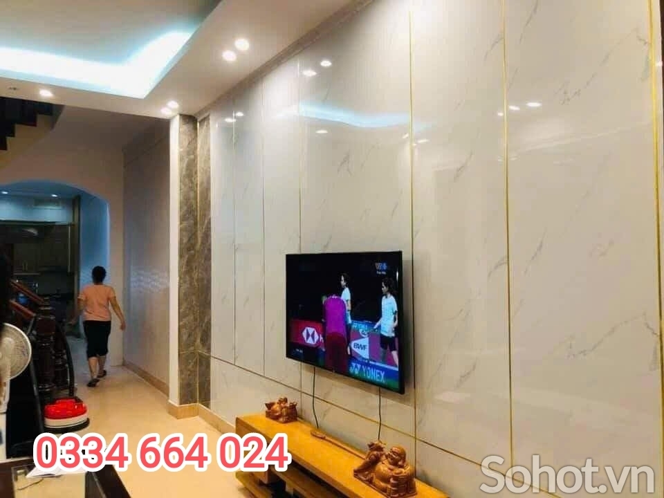 Tấm ốp tường nhựa sạch đẹp
