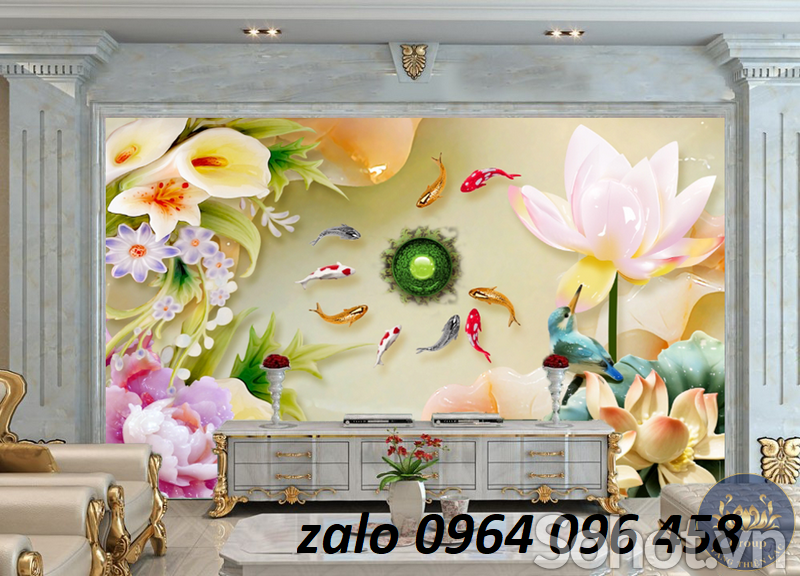 Tranh gạch 3d bóng kính - 85CL