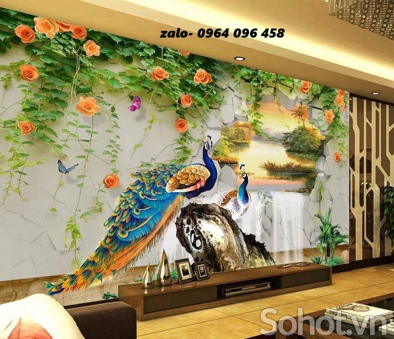 Tranh gạch 3d trang trí phòng khách - phòng ngủ - XXV44