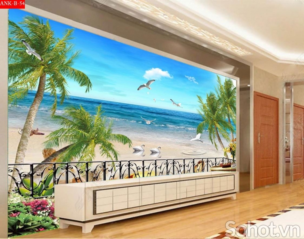 Tranh gạch 3d cảnh biển - KFXX44