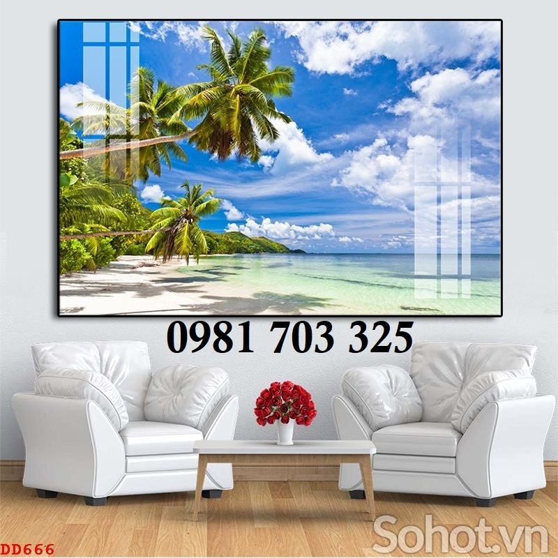 Gạch tranh phong cảnh biển 3D