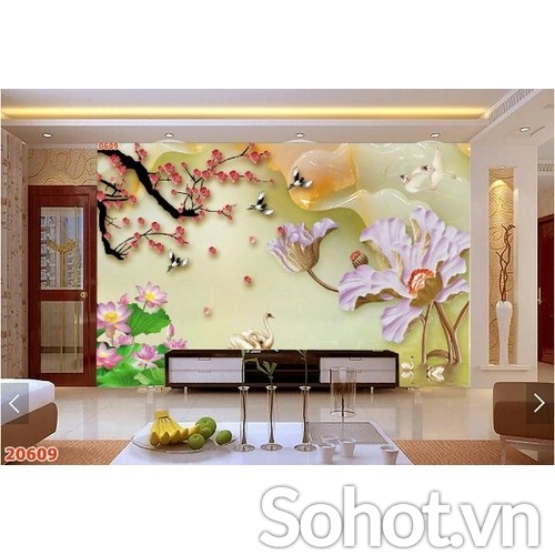 Tranh gạch 3D - tranh sứ ngọc
